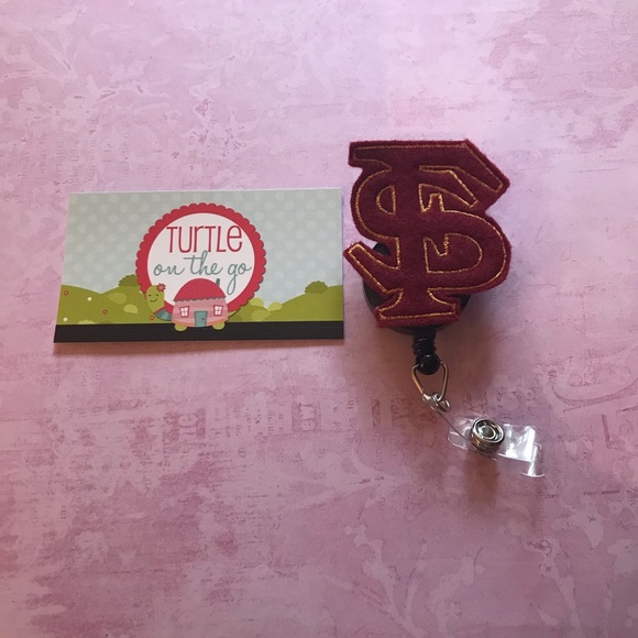 FSU Seminoles Retractable Reel ID Badge Lanyard - Picture 1 of 1